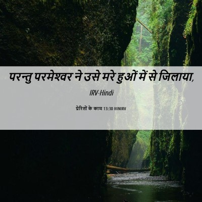 Picture 06 - प्रेरितों के काम 13:30 HINIRV - परन्तु परमेश्‍वर - Bible Verse Picture