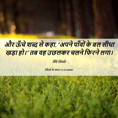 Picture 06 - प्रेरितों के काम 14:10 HINIRV - और ऊँचे शब्द से - Bible Verse Picture