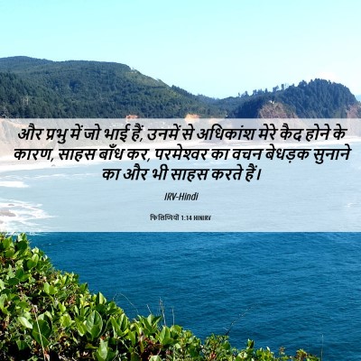 Picture 06 - फिलिप्पियों 1:14 HINIRV - और प्रभु में जो भाई - Bible Verse Picture