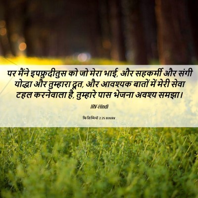 Picture 06 - फिलिप्पियों 2:25 HINIRV - पर मैंने - Bible Verse Picture