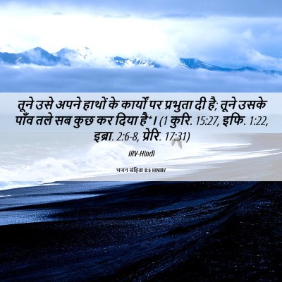 Picture 06 - भजन संहिता 8:6 HINIRV - तूने उसे अपने - Bible Verse Picture