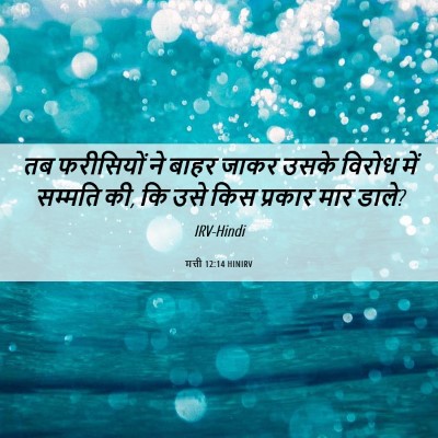 Picture 06 - मत्ती 12:14 HINIRV - तब फरीसियों ने - Bible Verse Picture