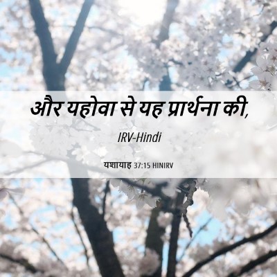 Picture 06 - यशायाह 37:15 HINIRV - और यहोवा से यह - Bible Verse Picture