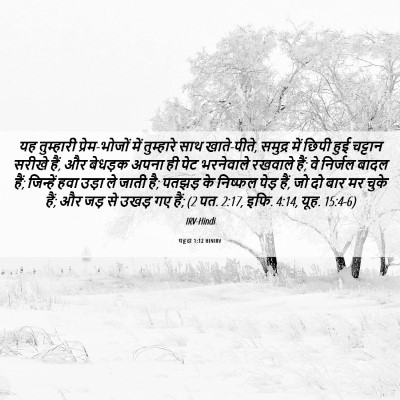 Picture 06 - यहूदा 1:12 HINIRV - यह तुम्हारी - Bible Verse Picture