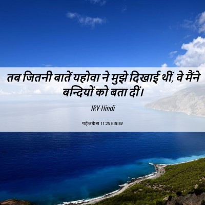 Picture 06 - यहेजकेल 11:25 HINIRV - तब जितनी बातें - Bible Verse Picture