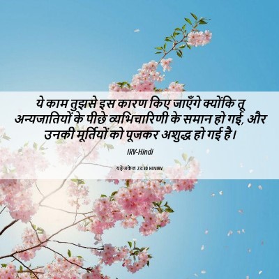 Picture 06 - यहेजकेल 23:30 HINIRV - ये काम तुझसे इस - Bible Verse Picture