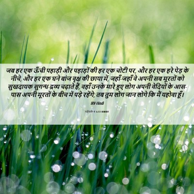 Picture 06 - यहेजकेल 6:13 HINIRV - जब हर एक ऊँची - Bible Verse Picture