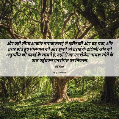 Picture 06 - यहोशू 15:7 HINIRV - और वही सीमा आकोर - Bible Verse Picture