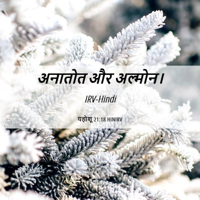 Picture 06 - यहोशू 21:18 HINIRV - अनातोत और - Bible Verse Picture