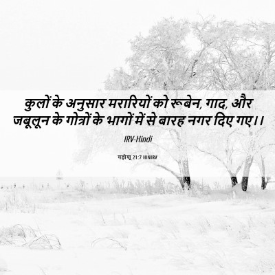 Picture 06 - यहोशू 21:7 HINIRV - कुलों के अनुसार - Bible Verse Picture