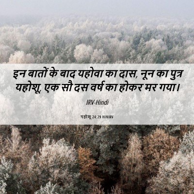 Picture 06 - यहोशू 24:29 HINIRV - इन बातों के बाद - Bible Verse Picture