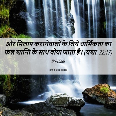 Picture 06 - याकूब 3:18 HINIRV - और मिलाप - Bible Verse Picture