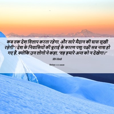 Picture 06 - यिर्मयाह 12:4 HINIRV - कब तक देश विलाप - Bible Verse Picture