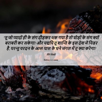 Picture 06 - यिर्मयाह 12:5 HINIRV - “तू जो प्यादों ही - Bible Verse Picture