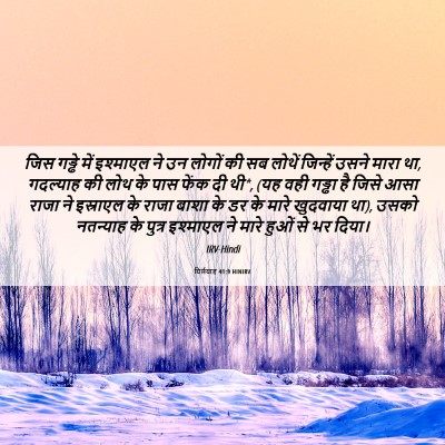 Picture 06 - यिर्मयाह 41:9 HINIRV - जिस गड्ढे में - Bible Verse Picture