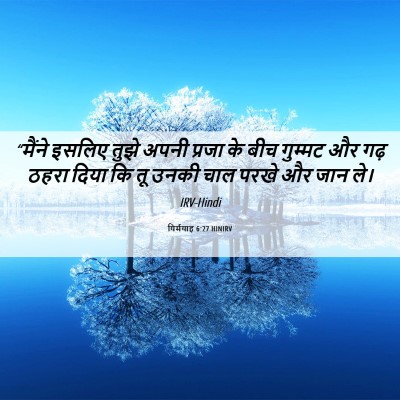 Picture 06 - यिर्मयाह 6:27 HINIRV - “मैंने इसलिए तुझे - Bible Verse Picture