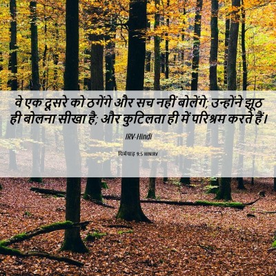 Picture 06 - यिर्मयाह 9:5 HINIRV - वे एक दूसरे को - Bible Verse Picture