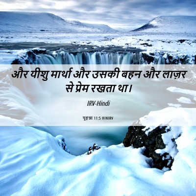 Picture 06 - यूहन्ना 11:5 HINIRV - और यीशु मार्था और - Bible Verse Picture