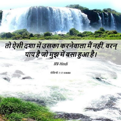 Picture 06 - रोमियों 7:17 HINIRV - तो ऐसी दशा में उसका - Bible Verse Picture