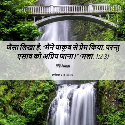 Picture 06 - रोमियों 9:13 HINIRV - जैसा लिखा है, - Bible Verse Picture