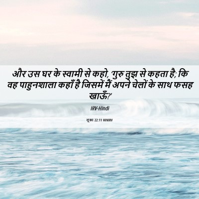 Picture 06 - लूका 22:11 HINIRV - और उस घर के स्वामी - Bible Verse Picture