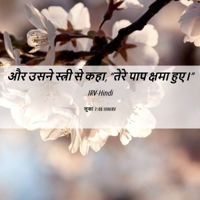 Picture 06 - लूका 7:48 HINIRV - और उसने स्त्री से - Bible Verse Picture