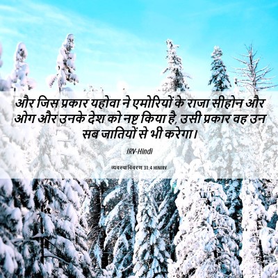Picture 06 - व्यवस्थाविवरण 31:4 HINIRV - और जिस प्रकार - Bible Verse Picture