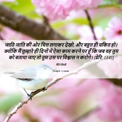 Picture 06 - हबक्कूक 1:5 HINIRV - जाति-जाति की ओर - Bible Verse Picture