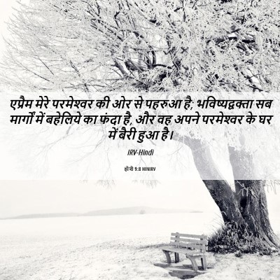 Picture 06 - होशे 9:8 HINIRV - एप्रैम मेरे - Bible Verse Picture