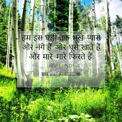 Picture 07 - 1 कुरिन्थियों 4:11 HINIRV - हम इस घड़ी तक - Bible Verse Picture