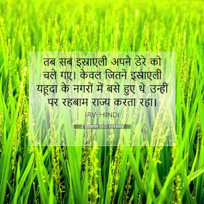 Picture 07 - 2 इतिहास 10:17 HINIRV - तब सब इस्राएली - Bible Verse Picture