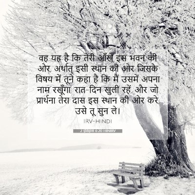 Picture 07 - 2 इतिहास 6:20 HINIRV - वह यह है कि तेरी - Bible Verse Picture