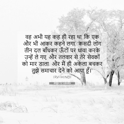 Picture 07 - अय्यूब 1:17 HINIRV - वह अभी यह कह ही रहा - Bible Verse Picture