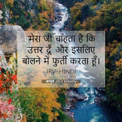 Picture 07 - अय्यूब 20:2 HINIRV - “मेरा जी चाहता है - Bible Verse Picture