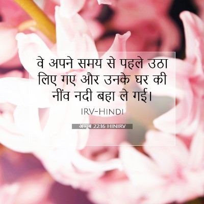 Picture 07 - अय्यूब 22:16 HINIRV - वे अपने समय से पहले - Bible Verse Picture