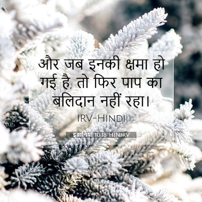 Picture 07 - इब्रानियों 10:18 HINIRV - और जब इनकी क्षमा हो - Bible Verse Picture