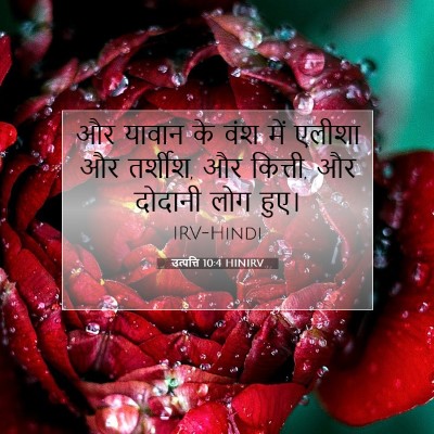 Picture 07 - उत्पत्ति 10:4 HINIRV - और यावान के वंश में - Bible Verse Picture