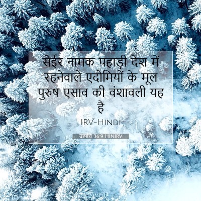 Picture 07 - उत्पत्ति 36:9 HINIRV - सेईर नामक पहाड़ी - Bible Verse Picture