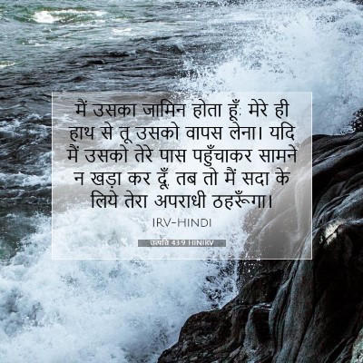 Picture 07 - उत्पत्ति 43:9 HINIRV - मैं उसका जामिन - Bible Verse Picture