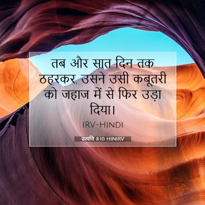 Picture 07 - उत्पत्ति 8:10 HINIRV - तब और सात दिन तक - Bible Verse Picture
