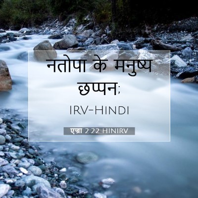 Picture 07 - एज्रा 2:22 HINIRV - नतोपा के मनुष्य - Bible Verse Picture
