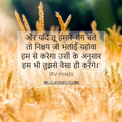 Picture 07 - गिनती 10:32 HINIRV - और यदि तू हमारे संग - Bible Verse Picture