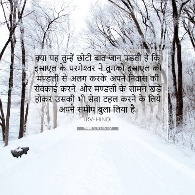 Picture 07 - गिनती 16:9 HINIRV - क्या यह तुम्हें - Bible Verse Picture