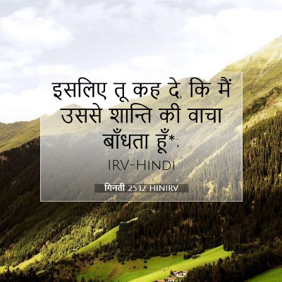 Picture 07 - गिनती 25:12 HINIRV - इसलिए तू कह दे, कि - Bible Verse Picture