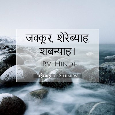 Picture 07 - नहेम्याह 10:12 HINIRV - जक्कूर, शेरेब्याह, - Bible Verse Picture