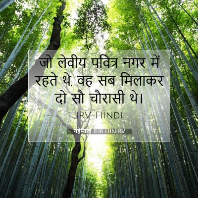 Picture 07 - नहेम्याह 11:18 HINIRV - जो लेवीय पवित्र - Bible Verse Picture