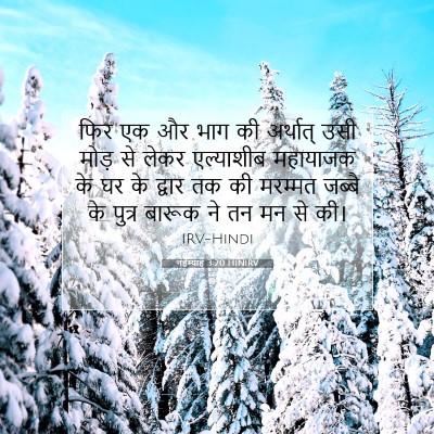 Picture 07 - नहेम्याह 3:20 HINIRV - फिर एक और भाग की - Bible Verse Picture