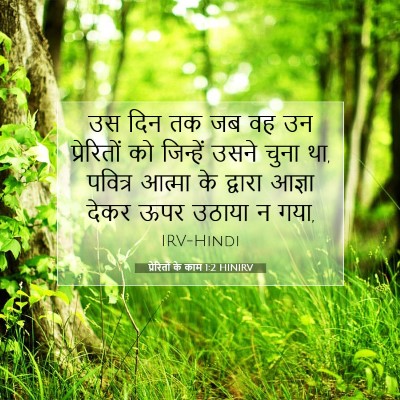 Picture 07 - प्रेरितों के काम 1:2 HINIRV - उस दिन तक जब वह उन - Bible Verse Picture