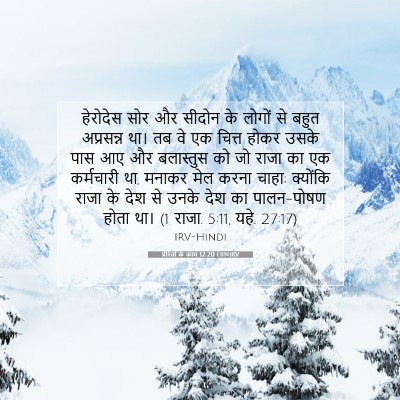 Picture 07 - प्रेरितों के काम 12:20 HINIRV - हेरोदेस सोर और - Bible Verse Picture