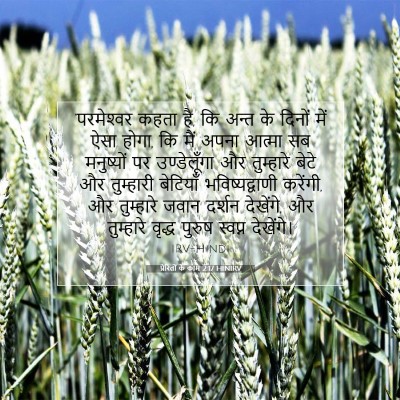 Picture 07 - प्रेरितों के काम 2:17 HINIRV - ‘परमेश्‍वर कहता - Bible Verse Picture